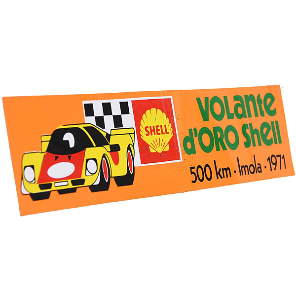Volante d'oro Shell -500 KM IMOLA 1971-Vintage Sticker