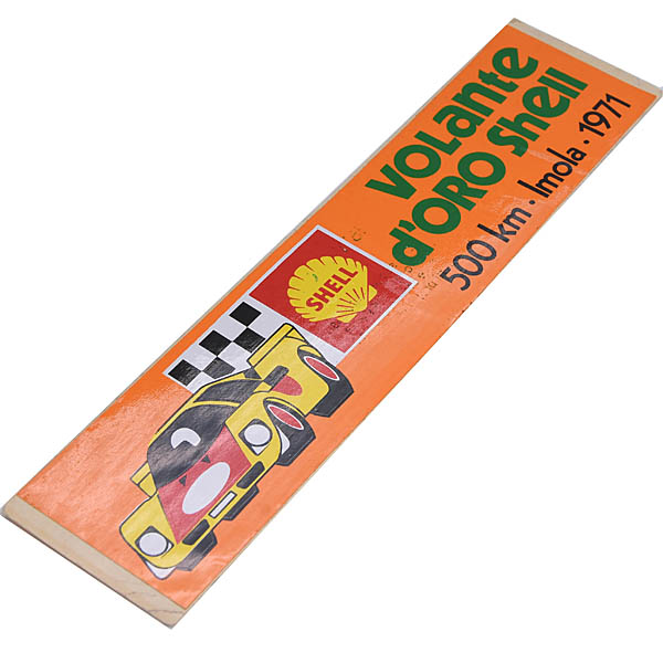 Volante d'oro Shell -500 KM IMOLA 1971-Vintage Sticker