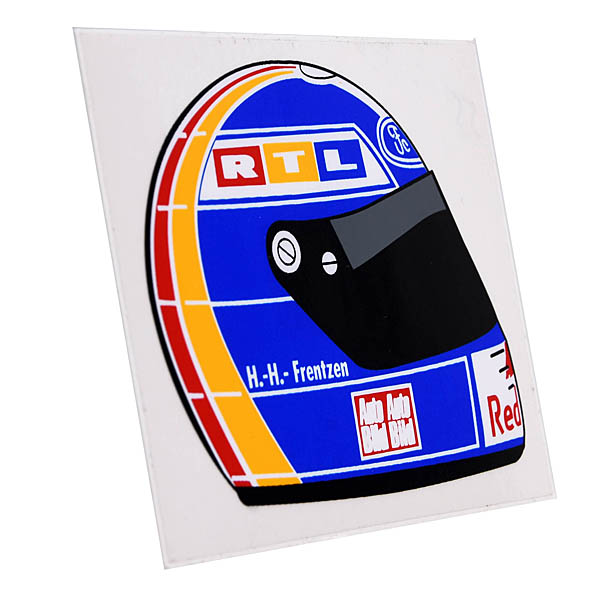 Heinz-H. Frentzen 1995 Helmet Sticker (Clear Base)