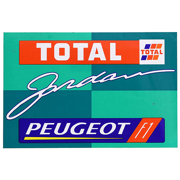 Jordan Peugeot Total F1 Team Sticker