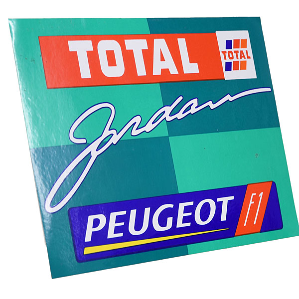 Jordan Peugeot Total F1 Team Sticker