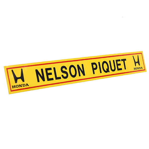 NELSON PIQUET Stripe Sticker