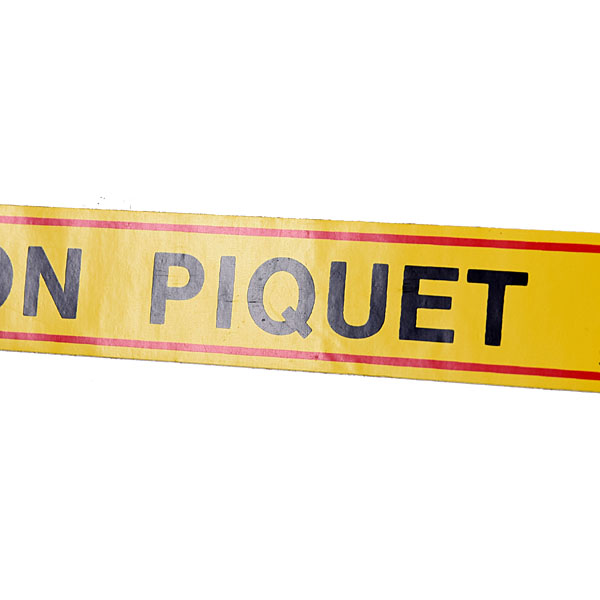 NELSON PIQUET Stripe Sticker