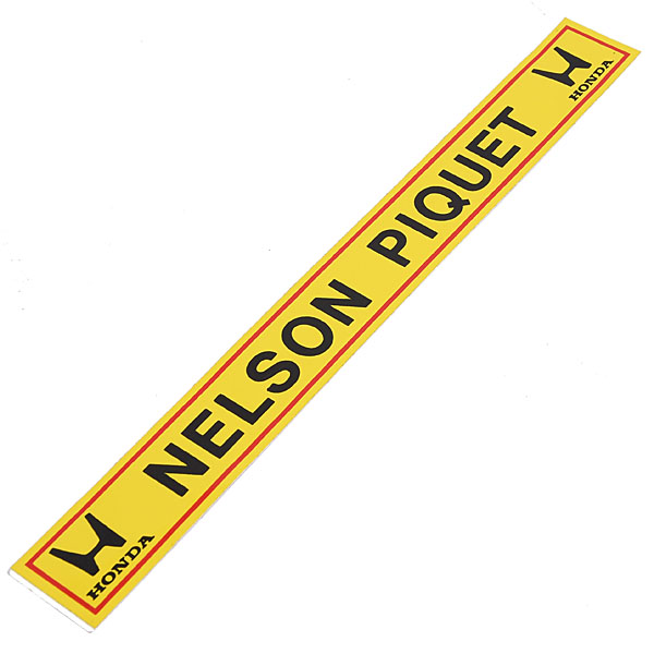 NELSON PIQUET Stripe Sticker