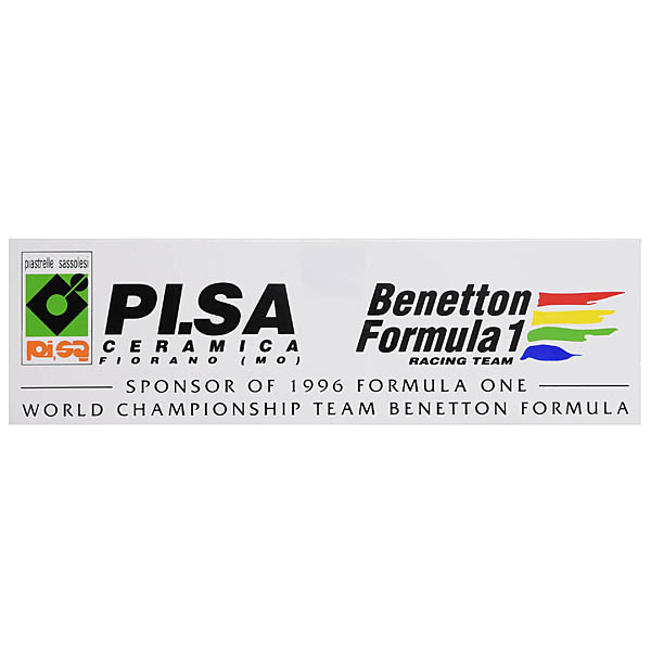 Benetton Formula1 PI.SA Sponsor Sticker