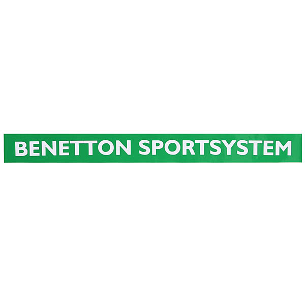 BENETTON SPORTSYSTEM Helmet Visor Sticker