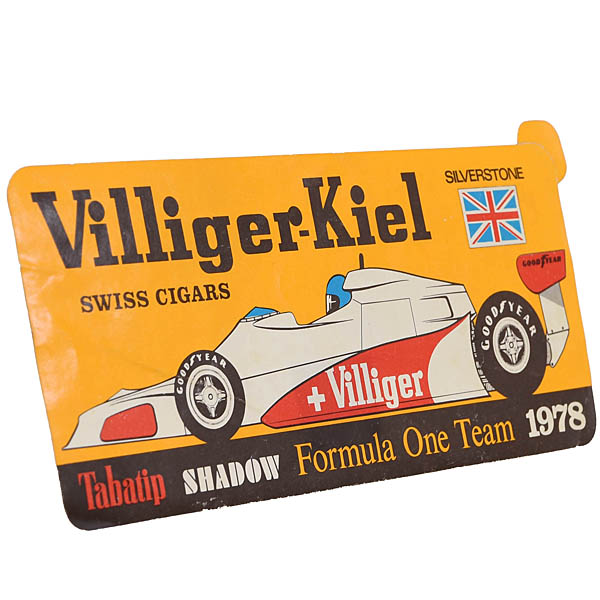 VILLIGER TABATIP SHADOW DN9 F1 TEAM SilverStone GP 1978ꥸʥ륹ƥå