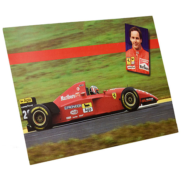 Scuderia Ferrari 1995オフィシャルドライバーズカード(G. BERGER ...