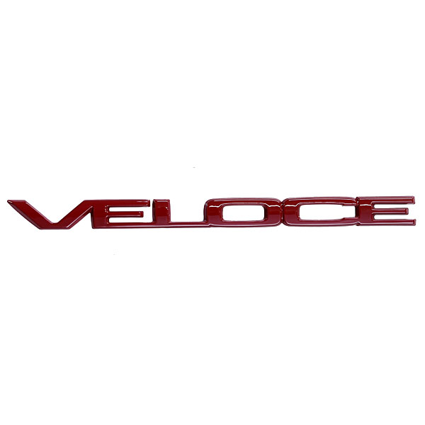 Alfa Romeo Genuine VELOCE Logo Emblem (RED)