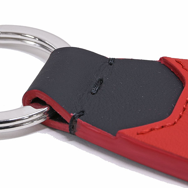 Ferrari Official Second Life Leather Keyring (Red / Black)