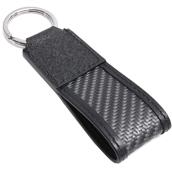 Ferrari Official Carbon Strap Cavallino Keyring