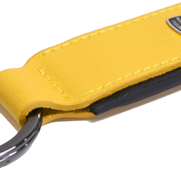 Lamborghini Square shape Leather Keyring