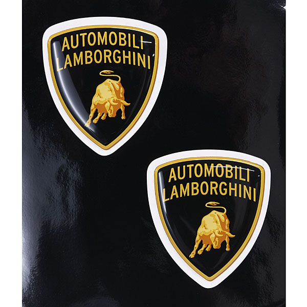 Lamborghini Emblem 3D Stickers Set 2pcs-