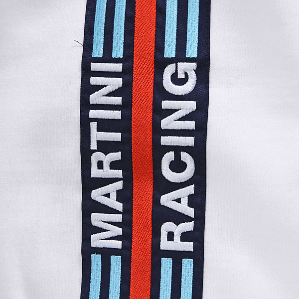  MARTINI RACING Official BIG Stripe Hooded Felpa(White) by Sparco