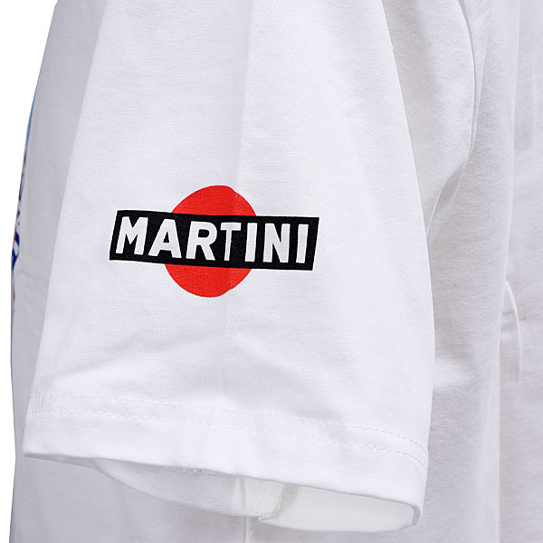 MARTINI RACING Official BIG StripeT-shirts(White) by Sparco