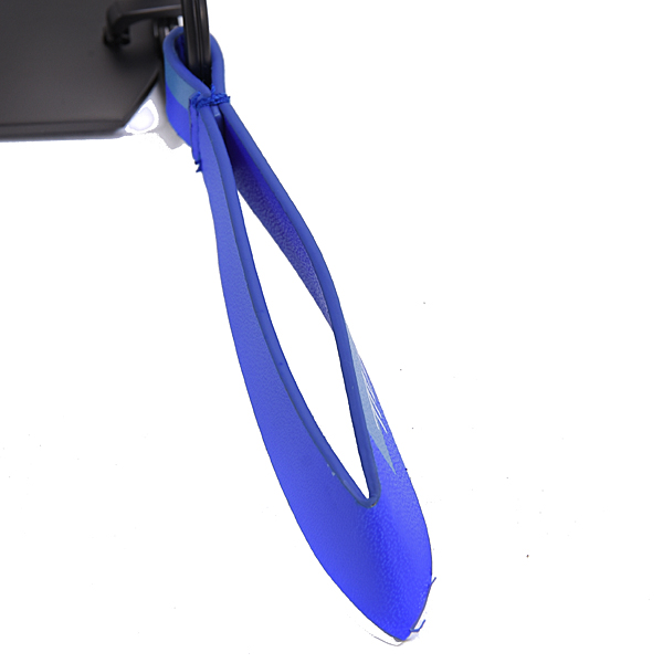 MASERATI Genuine Tag & Blue Leather Libbon Keyring