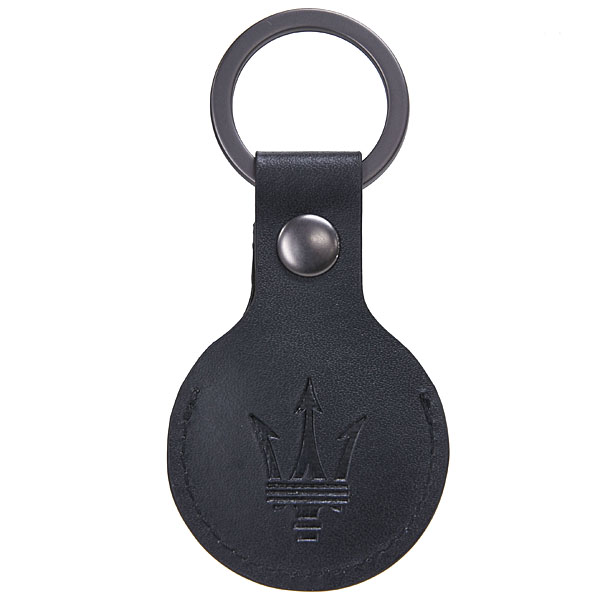 Italian Leather AirTag Key Ring