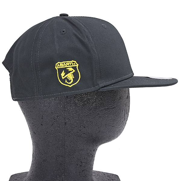 ABARTH Official Flat Visor Baseball Cap (Gray / White)