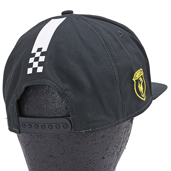 ABARTH Official Flat Visor Baseball Cap (Gray / White)