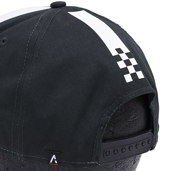 ABARTH Official Flat Visor Baseball Cap (Gray / White)