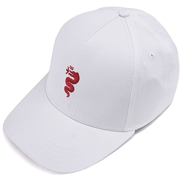 Alfa Romeo Official Biscione Baseball Cap (White)