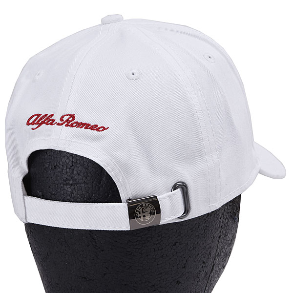 Alfa Romeo Official Biscione Baseball Cap (White)
