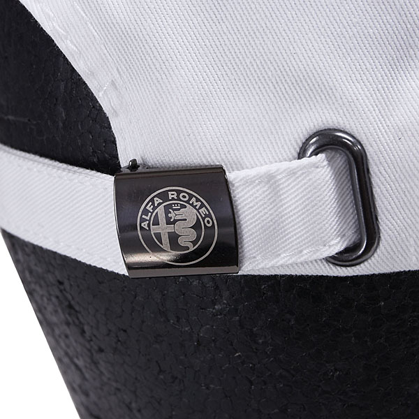 Alfa Romeo Official Biscione Baseball Cap (White)