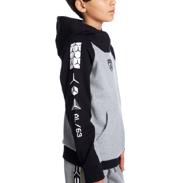 Lamborghini Kids Hooded Felpa