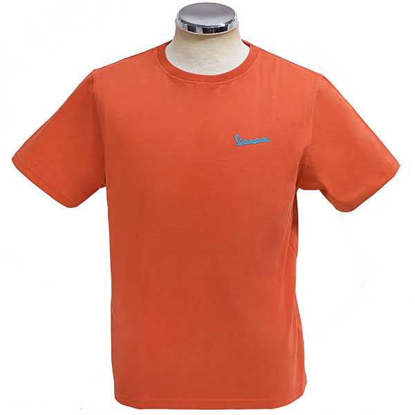 Vespa Official T-Shirts -PRIMAVERA-(Orange)