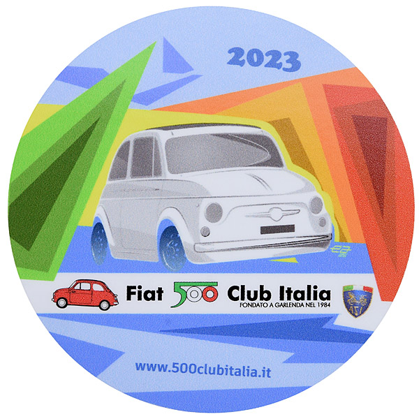FIAT 500 CLUB ITALIA 2023 Sticker<br><font size=-1 color=red>05/25到着</font>