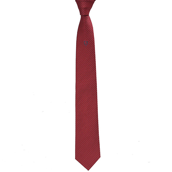 Ferrari Genuine Neck Tie (Carbon Texture)