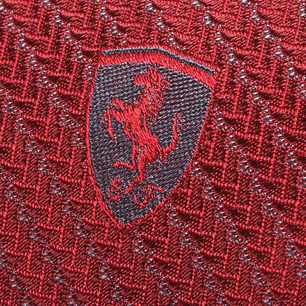 Ferrari Genuine Neck Tie (Carbon Texture)