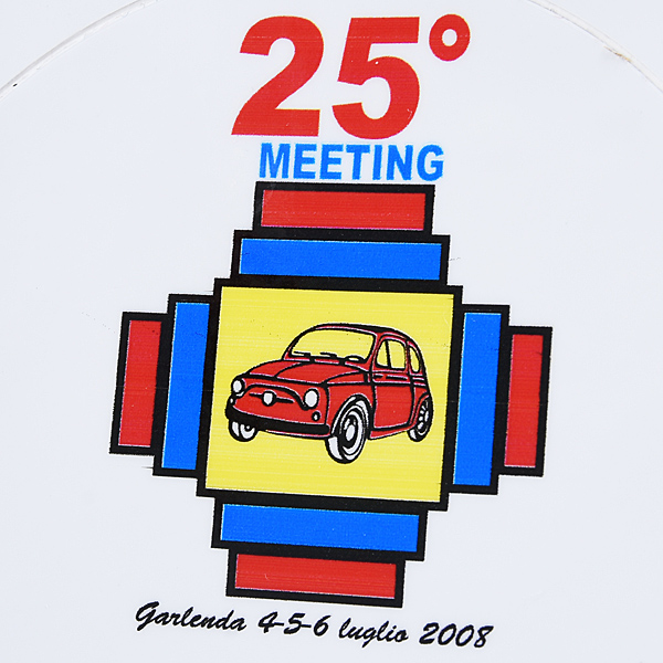 FIAT 500 CLUB ITALIA 25th Meeting 2008 Sticker