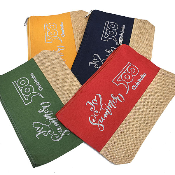 FIAT 500 CLUB ITALIA Official Hemp Pouch