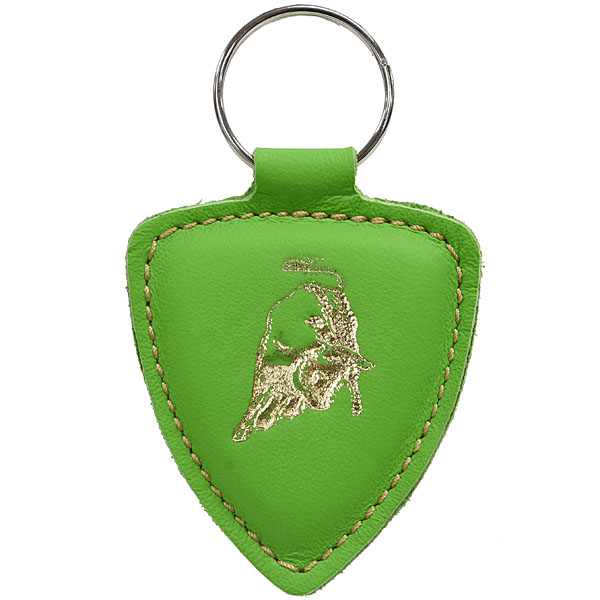 Lamborghini Genuine Vintage Leather Key Ring