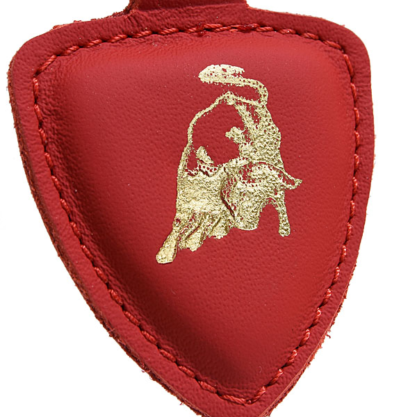 Lamborghini Genuine Vintage Leather Key Ring