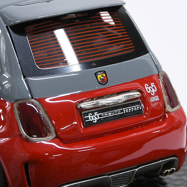 1/43 ABARTH 695 TRIBUTO Ferrari Miniature Model (Bicolor) by BBR