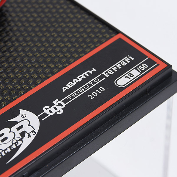 1/43 ABARTH 695 TRIBUTO Ferrari Miniature Model (Bicolor) by BBR