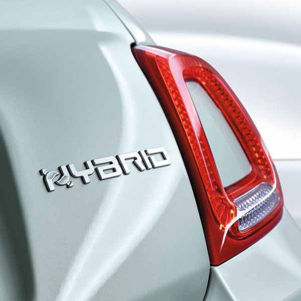 FIAT Genuine 500 HYBRID Logo Emblem