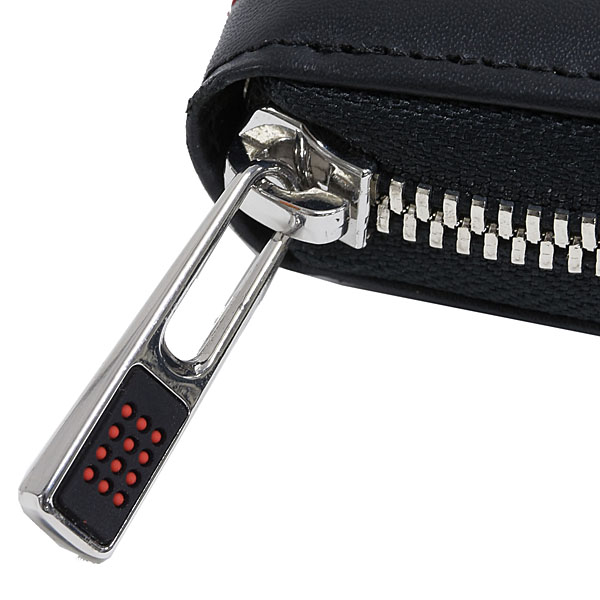 Ferrari Genuine Carbon Long Wallet(Round Zip)