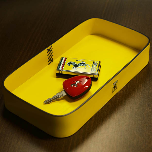 Ferrari Official Leather Tray(Yellow)