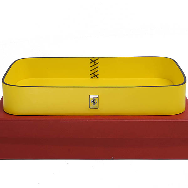 Ferrari Official Leather Tray(Yellow)