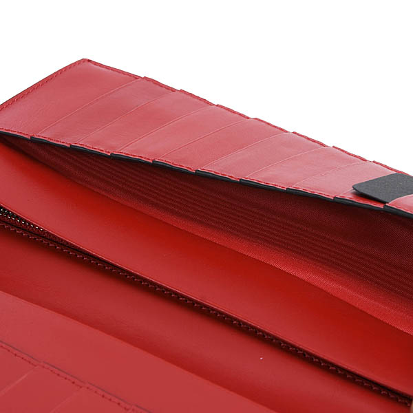 Ferrari Official Long Leather Wallet(Red)