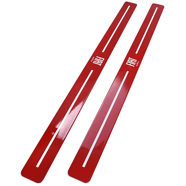FIAT Official 500 Wooden Door Step Guard (Red) by La FIT+a