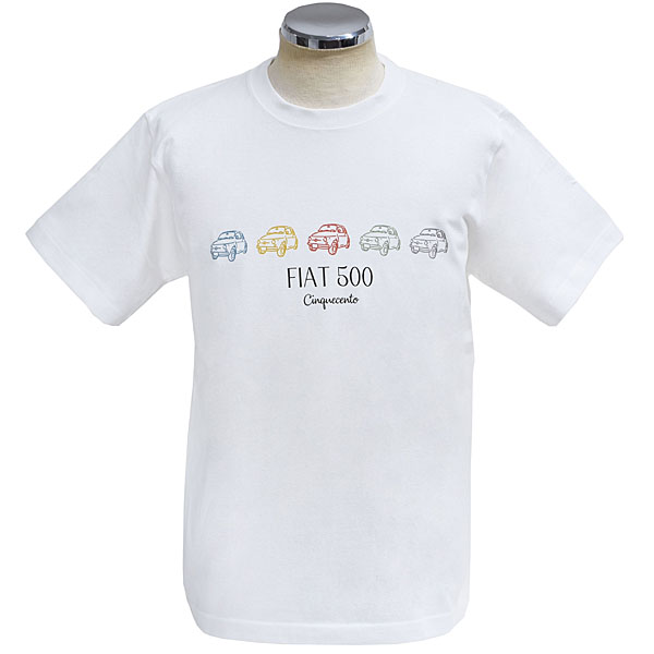 FIAT Official 500 Multi Print T-shirt 