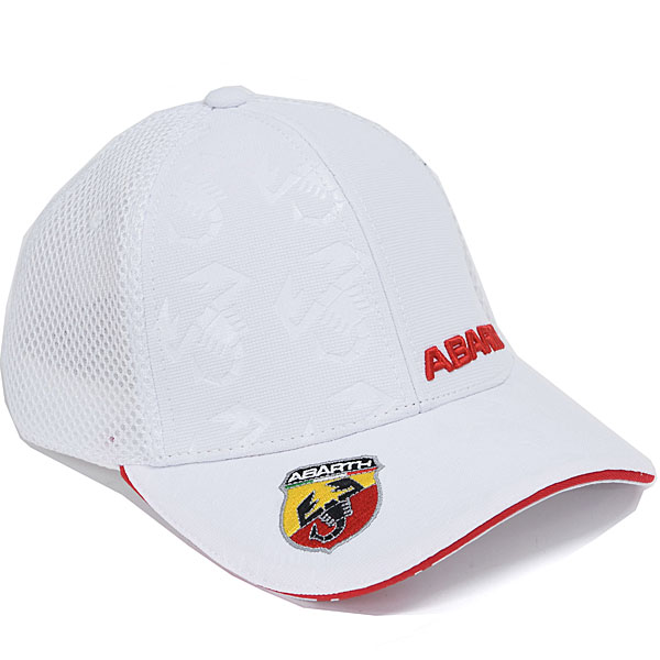 ABARTH Official Tracker CAP (Scorpione / WHITE)