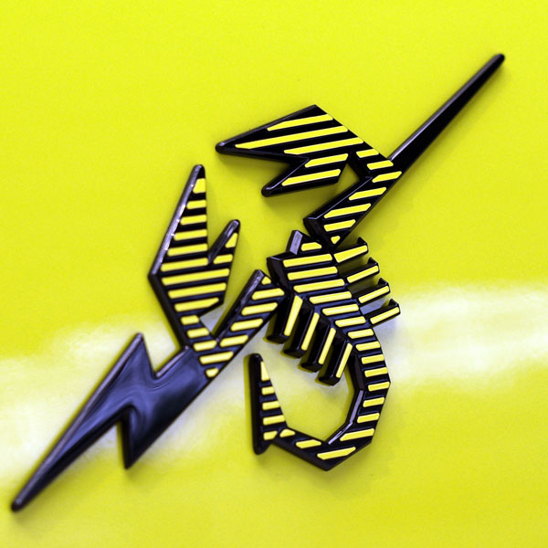 ABARTH Genuine Side Flash Emblem