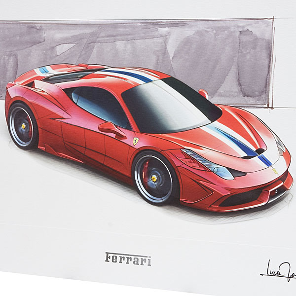Ferrari Genuine 458 Speciale Lithograph for VIP Guest