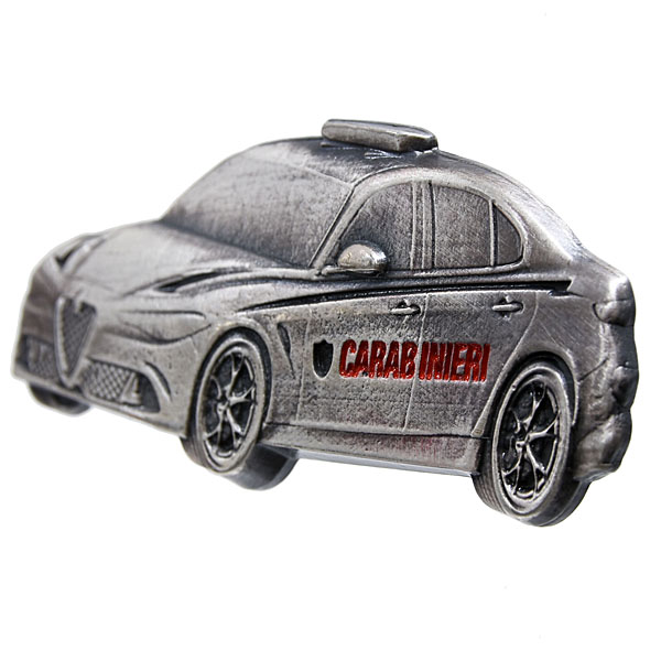 CARABINIERI Official Metal Magnet(Alfa Romeo Giulia)