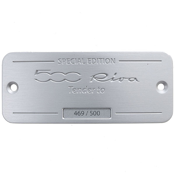 FIAT Genuine 500 Riva Limited Edition Interior Plate